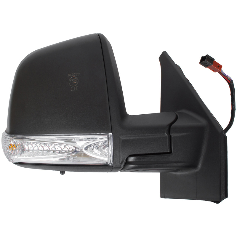 Opel Combo 2012- lusterko zewnętrzne ELEKTRYCZNE OGRZEWANE czarne Z CZUJNIKIEM prawe