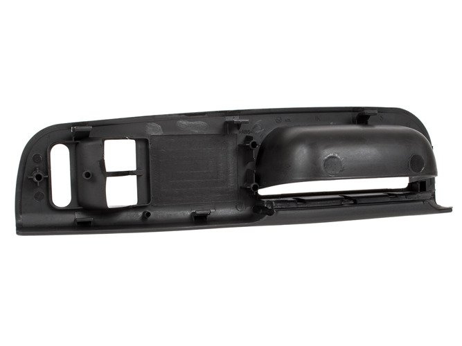 VW Bora 98-05 Door handle / grip BLACK front Left (Two windows)