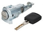 Skoda Octavia II 2004- door lock / insert with keys front door Left