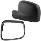 VW T5 03-15 obudowa + ramka lusterka zewnętrznego CZARNA lewa 2 szt. KPL