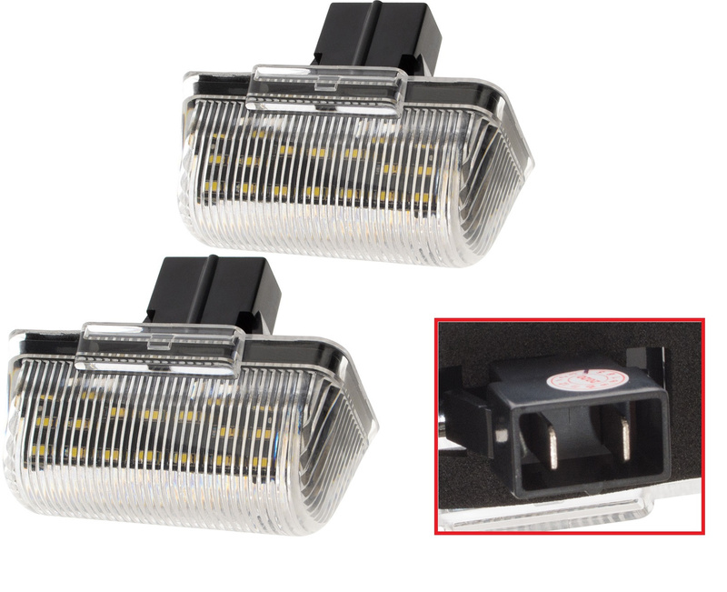 Ford Transit / Transit Connect / Transit Courier / Transit Tourneo lampki podświetlenia tablicy rejestracyjnej LED 2 szt. kpl.