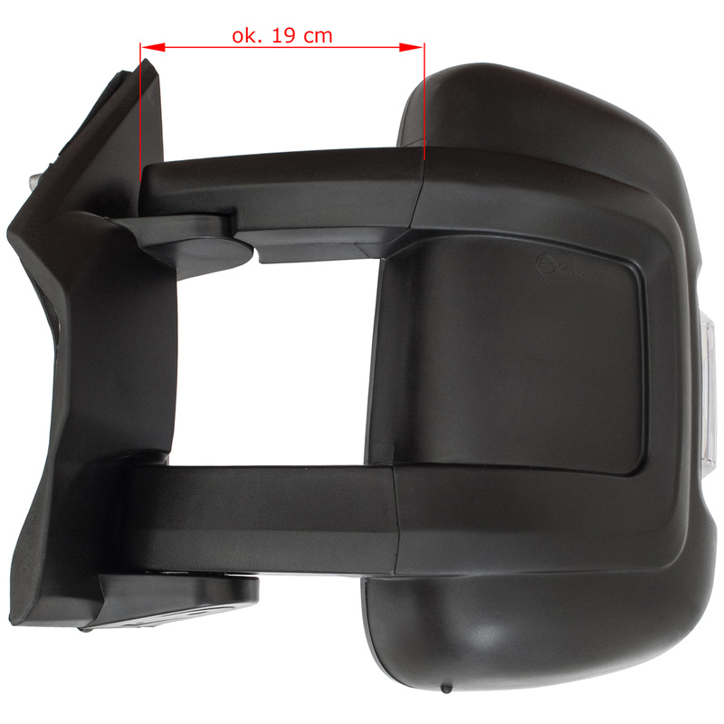 Fiat Ducato 2006- wing mirror electric heated MEDIUM ARM Left