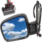 VW Caddy 04- Wing mirror Electric heated Black Left