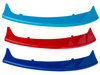 BMW 3 E46 SEDAN / KOMBI 97-01 nakładki na atrapę grill (nerkę) M-PAKIET 3 szt. KPL