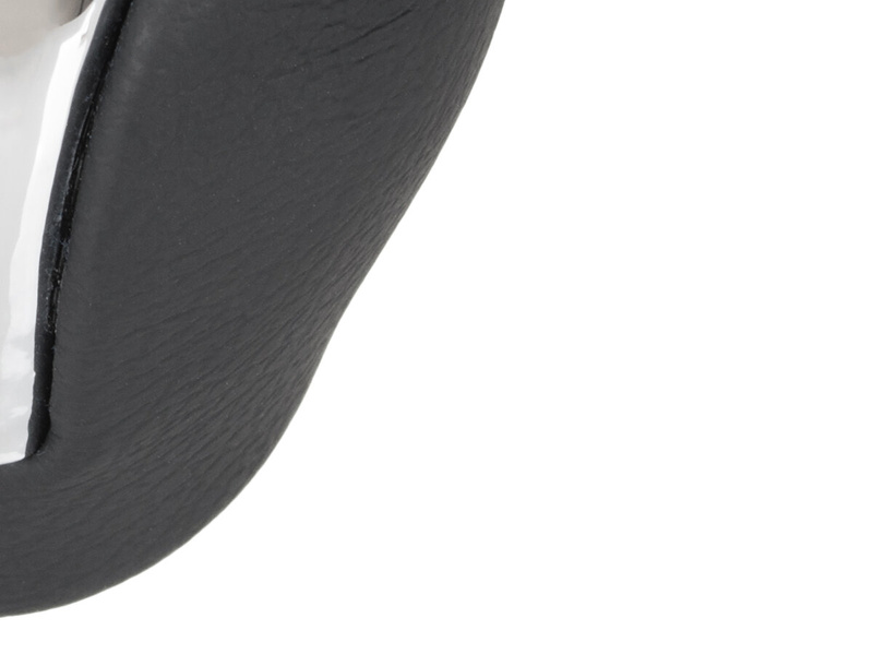 Vauxhall / Opel Vectra C 02-08 Gear shift knob 5 Gear EKOLEATHER + CHROM bieg wsteczny na GÓRZE