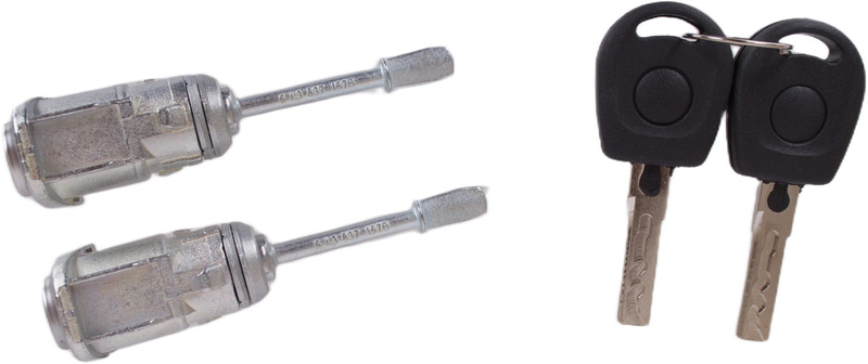 Seat Cordoba II 02-08 wkładka zamka drzwi przednich lewa + prawa 2 szt. KPL