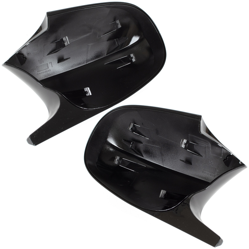 BMW 3 E90 E91 E92 E93 08-13 nakładka lusterka BLACK GLOSSY lewa + prawa 2 szt. KPL