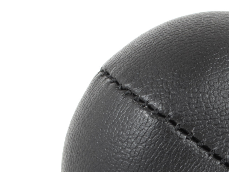 Saab 900 KROKODYL 78-93 Gear shift knob BLACK EKOLEATHER 5 Gear