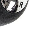 Renault Clio III 05-09 Gear shift knob CHROM, BLACK SCHEME