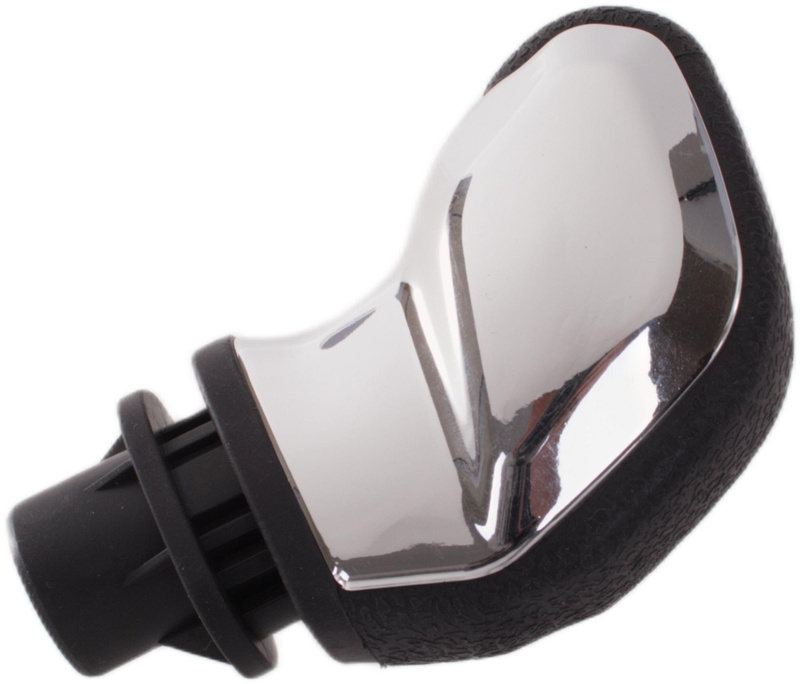 Peugeot 206 207 301 307 308 408 508 2008 3008 gałka zmiany biegów 5 BIEGÓW CHROM z CZARNĄ NAKŁADKĄ i tłoczonym schematem + ADAPTER