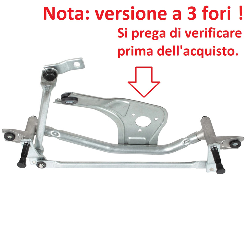 Fiat Grande Punto 2005- mechanizm wycieraczek przednich