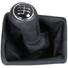 Audi A5 8T 07-16 Gear shift knob BLACK 5 Gear + Lever Gaiter BLACK
