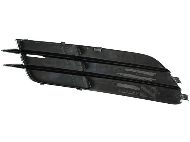 Audi A6 C7 11-14 BEZ HALOGENÓW atrapka kratka w zderzak przedni CZARNA prawa