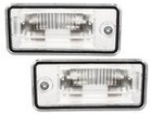 2x KENNZEICHENBELEUCHTUNG KENNZEICHEN FÜR AUDI A3 II 8P A4 B6 B7 A6 C6 A8 D3 Q7
