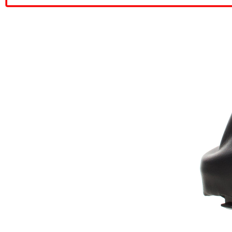 Audi A3 8P 03-12 gałka zmiany biegów CZARNA EKOSKÓRA + SILVER 6 BIEGÓW + mieszek CZARNY Z CZERWONĄ NITKĄ