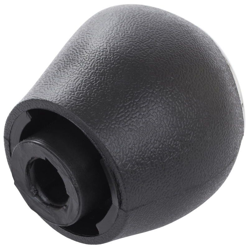 Renault Megane II 02-08 III 2008- Gear shift knob 5 Gear BLACK + CHROM