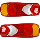 Mitsubishi Canter skrzyniowy kontener klosz lampy tylnej lewy + prawy 2 szt. KPL