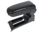 VW Polo IV 9N 01-09 armrest set BLACK EKOLEATHER + mounting kit