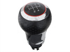 Audi A3 8P 03-12 Gear shift knob S-LINE black + CHROM 5 speed (R on the top)