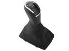 Audi A5 8T 07-16 Gear shift knob BLACK 5 Gear + Lever Gaiter BLACK