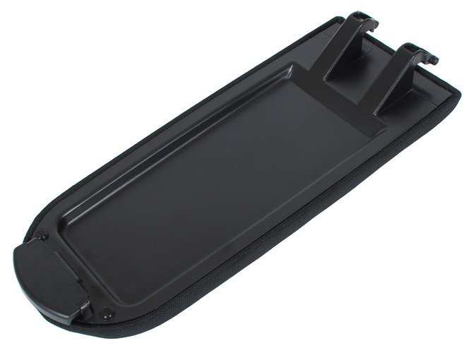 Skoda Fabia II Armrest flap with button and upholstery set BLACK FABRIC