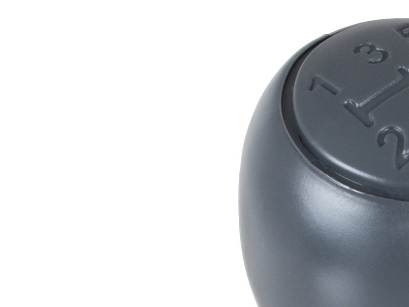 Fiat Panda 2003- Gear shift knob GREY + Lever Gaiter 5 Gear