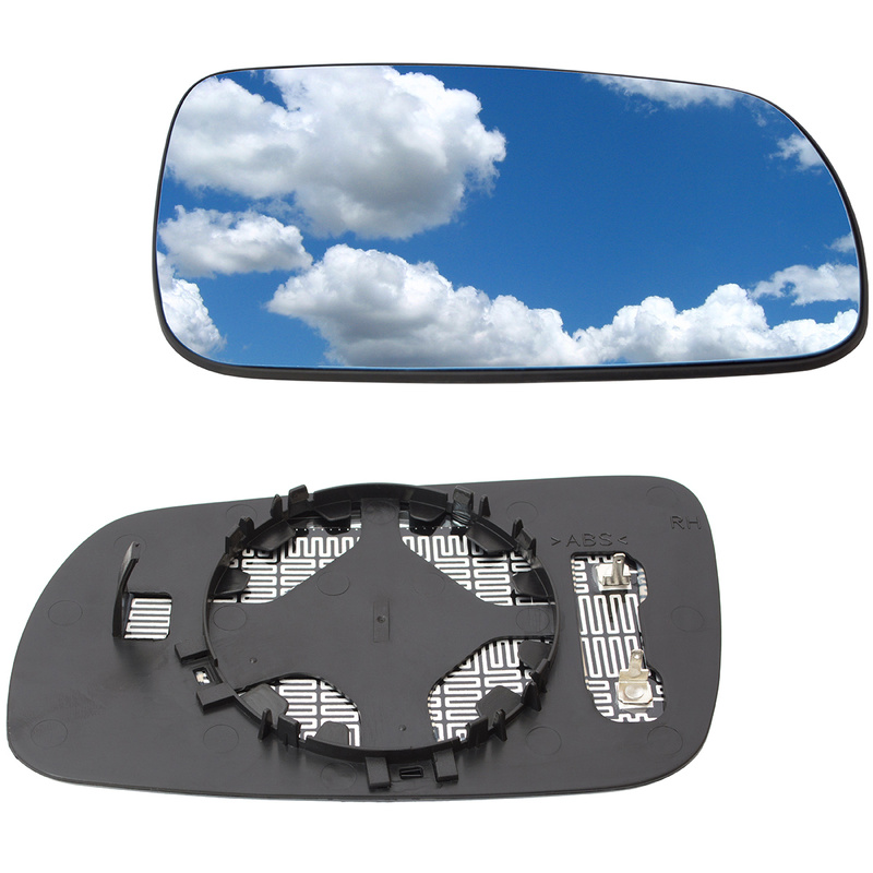 Audi A3 8L 96-99 Mirror glass / mirror insert Heated BLUE Right