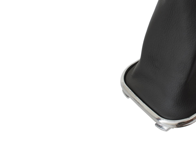 VW Bora 98-05 Gear shift knob SILVER + Lever Gaiter with frame CHROM 6 Gears Hole 23MM