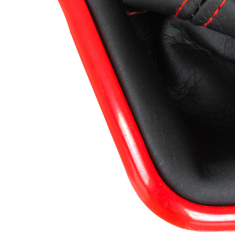 VW Golf IV 97-06 Gear shift knob + Lever Gaiter (Red frame)