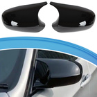 BMW 3 E90 E91 E92 E93 08-13 nakładka lusterka BLACK GLOSSY lewa + prawa 2 szt. KPL
