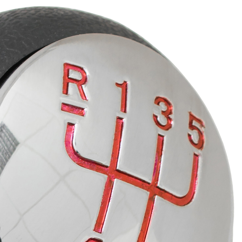 RENAULT CLIO II 01-08 GEAR SHIFT KNOB CHROME 5+R
