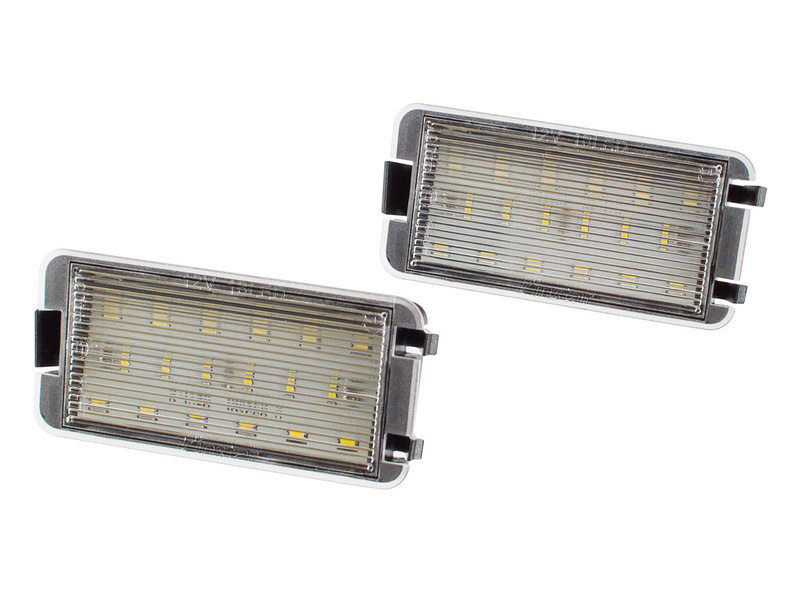 Seat Altea Arosa Cordoba I II Ibiza II III Leon Toledo III Licence plate light / lamp LED 2 pcs set