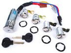 Citroen Berlingo 96-07 Ignition set + 4 Locks / barrels / lock inserts set (without Immobilizer / chip)