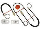 Citroen Xsara 97-03 COUPE Front window lifter / winder / regulator (electric adjustment version) Repair kit Right