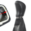 Mercedes W203 C-class 00-07 Gear shift knob BLACK + Lever Gaiter 6 Gears