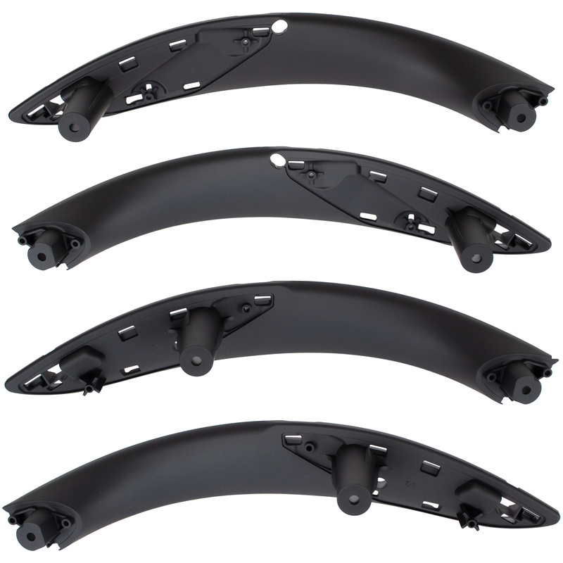 BMW 3 F30 F31 11-19 zestaw uchwytów wewnętrznych drzwi przednich + tylnych 4 szt. KPL CZARNE