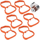 BMW 3 F30 F31 F34 2012- N57N N57X N57Z zaślepka z uszczelkami klap wirowych kolektora ssącego 7 szt. KPL