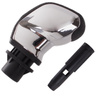 Peugeot 206 207 301 307 308 408 508 2008 3008 gałka zmiany biegów 5 BIEGÓW CHROM z CZARNĄ NAKŁADKĄ i tłoczonym schematem + ADAPTER
