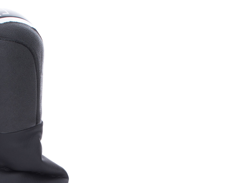 Skoda Fabia I 99-08 Gear shift knob BLACK + Lever Gaiter 6 Gears