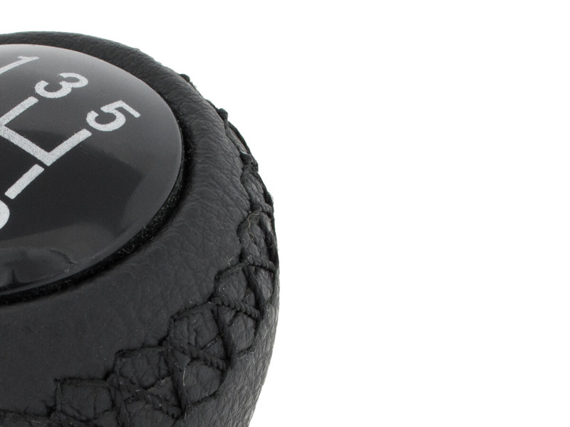 Mazda 3 06-12 Gear shift knob BLACK LEATHER 5 Gear