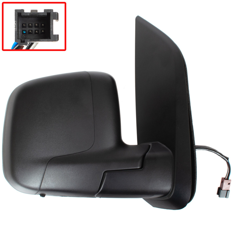 Citroen Nemo 2007- lusterko zewnętrzne elektryczne CZARNE prawe