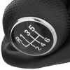 VW Golf IV 98-05 Gear shift knob BLACK 6 Gears + Lever Gaiter Hole 12mm