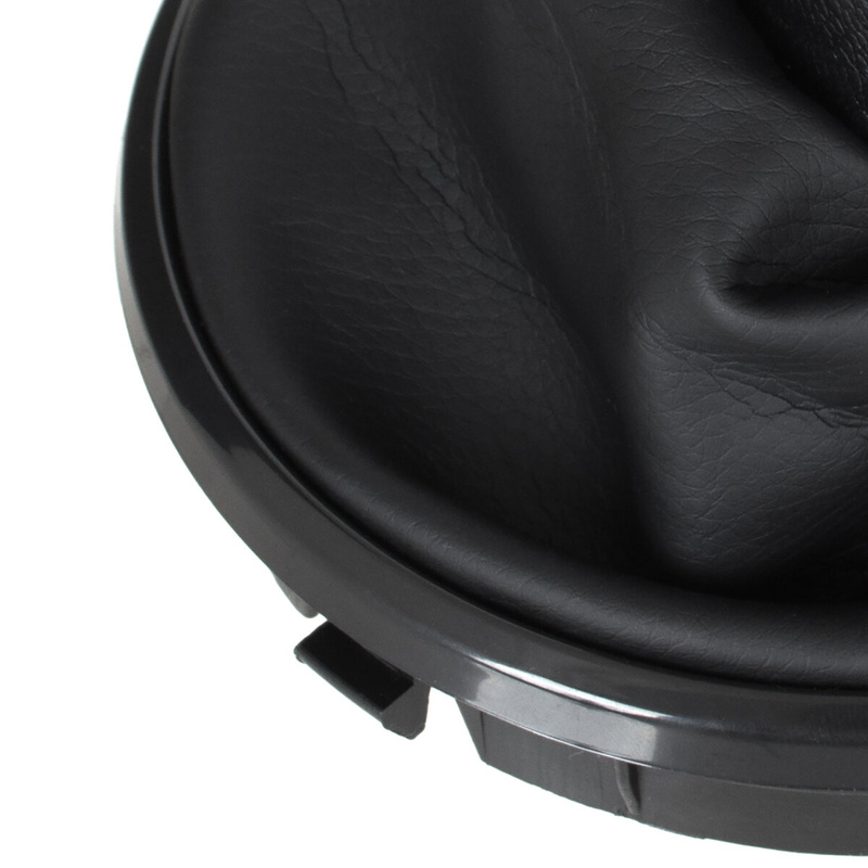 SKODA ROOMSTER 07- / 2007- Gear / gearbox knob BLACK 5+R + Lever Gaiter WITH FRAME