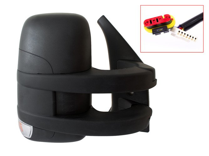 Iveco Daily 06-14 wing mirror electric (Long arm version) Right