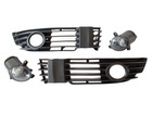 VW Passat B5 00-05 2 Fog lamp set + bumper ventilation grill / fog lamp frame set