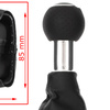 Audi A3 I 8L 96-03 Gear shift knob BLACK 6 Gears + Lever Gaiter BLACK