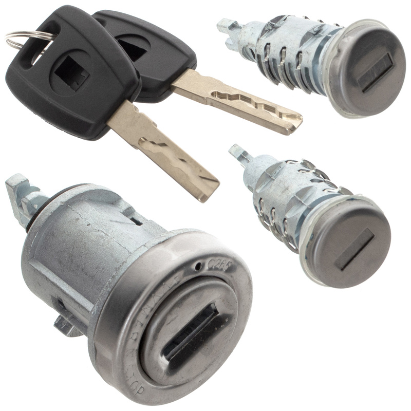 Citroen JUMPER II 06-23 zestaw 2x wkładka zamka + stacyjka kpl.