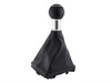 Audi A4 B6 00-04 Gear shift knob BLACK 6 Gears + Lever Gaiter BLACK S-Line