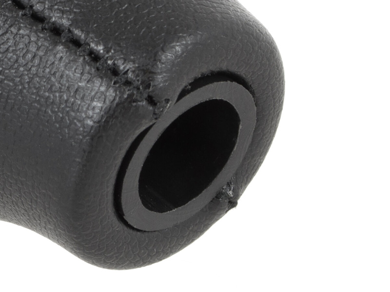 Saab 900 KROKODYL 78-93 Gear shift knob BLACK EKOLEATHER 5 Gear