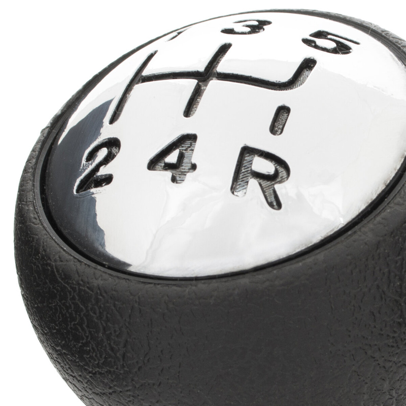 CITROEN C5 Gear / gearbox knob BLACK + CHROME CAP + LEVER GAITER 5+R 